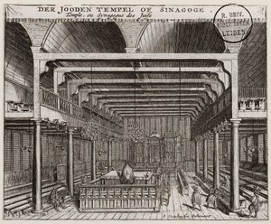Innenraum der Portugiesischen Synagoge in Amsterdam