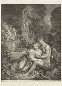 Vertumnus und Pomona von Jan Verkolje (I)