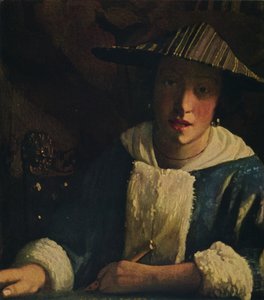 Junges Mädchen mit Flöte, ca. 1665-1675