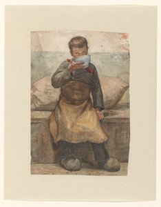 Trinkender Junge von Jan Veth