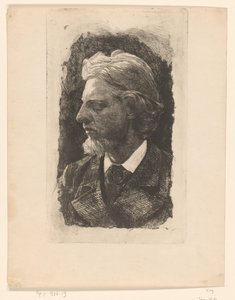 Porträt von Jacques Perk von Jan Veth