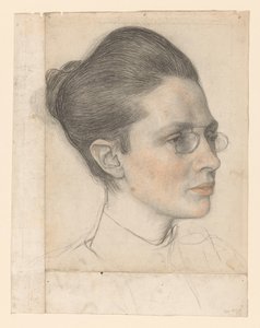 Porträt von Frau K.C. Boxman-Winkler von Jan Veth