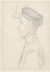 Steuermann an Bord der J. P. Coen von Jan Veth