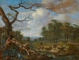 Landschaft am Waldrand von Jan Wijnants
