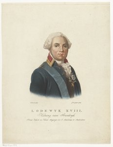 Porträt von Ludwig XVIII., König von Frankreich