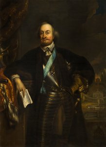 Porträt von Johan Maurits (1604-1679), Graf von Nassau-Siegen, Gründer des Mauritshuis, 1668-1670 von Jan de Baen