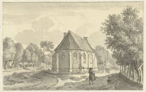 Die Kirche von Helsdingen bei Vianen von Jan de Beijer