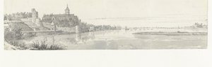 Ansicht von Nijmegen und der Waal von Jan de Beijer