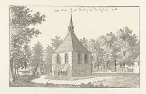 Ansicht der Kirche in Driebergen von Jan de Beijer