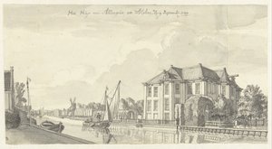 Das Haus von Allongius in Alphen aan den Rijn von Jan de Beijer