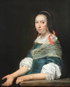 Porträt einer jungen Frau, von Jan de Bray von Jan de Bray