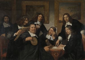 Die Gouverneure der Gilde des Heiligen Lukas, Haarlem, 1675