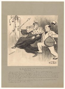 Das betrunkene Kommando und die übermütige Geldmacht halten einen Leichentanz von Jan de Waardt (signed by artist)