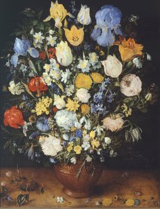 Blumenstrauß in Keramikvase von Jan the Elder Brueghel