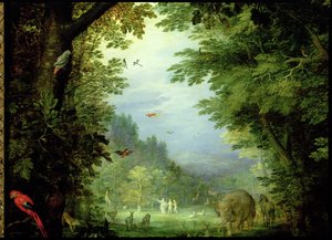 Erde oder das irdische Paradies (Detail)