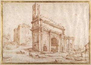 Der Bogen des Septimius Severus, Rom von Jan the Elder Brueghel