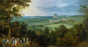 Der Erzherzog und die Erzherzogin bei einer Jagd, ca. 1611