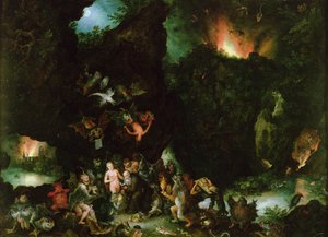 Die Versuchung des Heiligen Antonius - Hölle, 1594