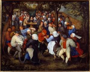 Das Rosenfest oder der Hochzeitstanz von Jan the Elder Brueghel