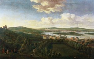 Blick auf das Queens House und das Royal Hospital, Greenwich von Jan the Elder Griffier