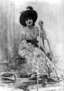 Porträt von Sarah Bernhardt (1844-1923)