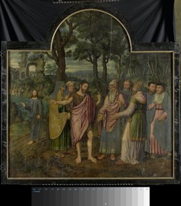 Triptychon mit Szenen aus dem Leben des Heiligen Johannes des Täufers