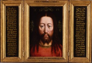 Triptychon: Christus als Salvator Mundi