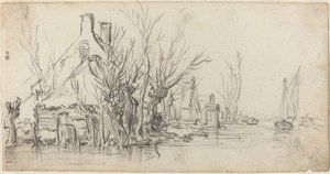 Häuser am Fluss