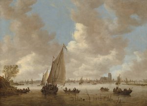 Ansicht von Dordrecht von Norden