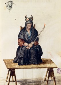 Zauberin, Illustration aus Gli Habiti de