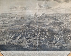 Die Schlacht bei Höchstädt am 13. August 1704