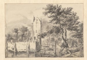 Ansicht des Kostverloren-Manors an der Amstel