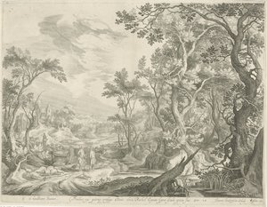 Jakob und die Männer von Haran am Brunnen von Jan van Londerseel