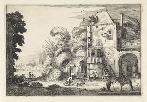 Gasthaus in einer Landschaft von Jan van de Velde (II)