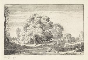 Reiter in einer Landschaft bei Sonnenaufgang von Jan van de Velde (II)