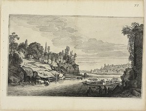 Flusslandschaft von Jan van de Velde II