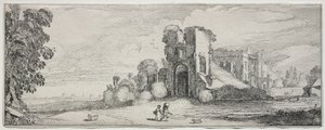 Einige angenehme Landschaften und Ruinen antiker Denkmäler: Brederode Schloss