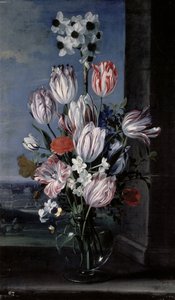Blumen in einer Kristallvase, 1652
