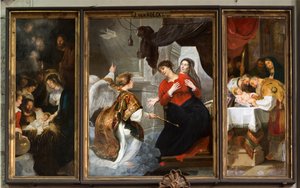 Pfarrkirche (Parochiekerk Onze-Lieve-Vrouw). Innenraum. Gemälde