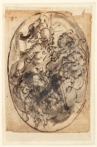 Entwurf für ein Kamee von Jan van der Straet, called Stradanus