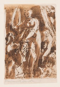 Recto: Judith mit dem Kopf von Holofernes; Verso: Pietà