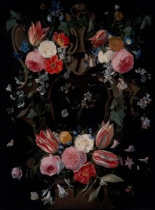 Ein Blumenkranz von Jan van the Elder Kessel