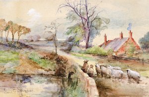 Eine Landstraße von Jane Elizabeth Spindler