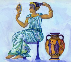 Antike griechische Frau