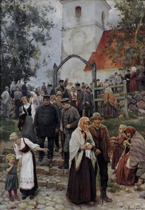 Nach der Kirche von Janis Rozentals