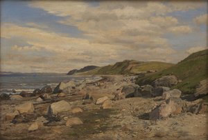 Strandpartie bei Helgenæs von Janus La Cour