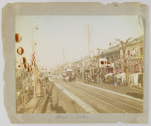 Eine Straße in Tokio, Japan von Japanese Photographer