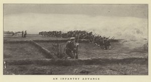 Ein Infanterieangriff von Japanese Photographer