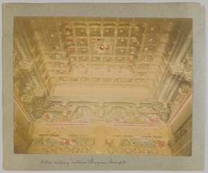 Deckendetail von Tōshō-gū, Nikko, Japan