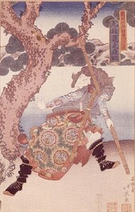 Schauspieler Nakamura Shikan (1800-47), als Kumonryo Shishin